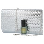 Módní dámské psaníčko Michelle Moon Astra, stříbrné