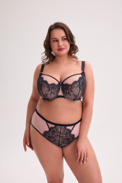 POLOMĚKKÁ MAXI PODPRSENKA AINA ART 1273 NAVY BLUE tmavě modrá 100I