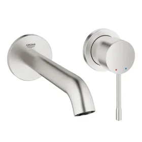 Grohe Essence - Umyvadlová baterie pod omítku 2-otvorová instalace supersteel (19408DC1)