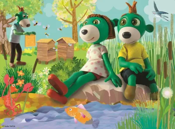 Trefl - Puzzle - Treflíci: U rybníka