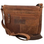 Pohodová dámská kožená crossbody kabelka Berenika, camel