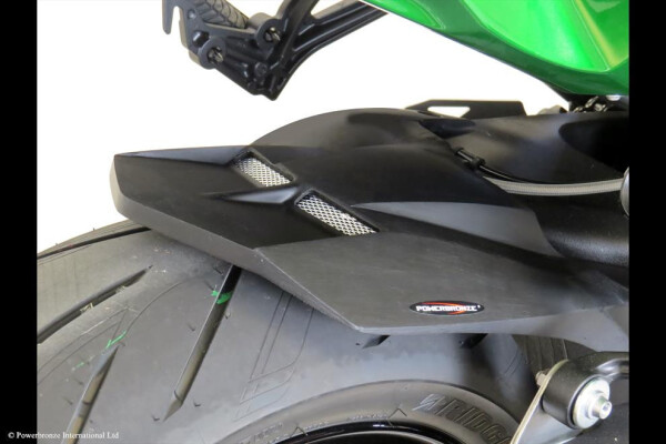 Kawasaki H2 SX 18-25, H2 SX SE 18-25 Zadní blatník - Matná černá-stříbrná mřížka