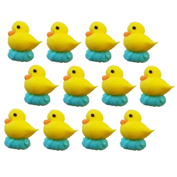 Fagoš Cukrové ozdoby Kačenky žluté 12 ks