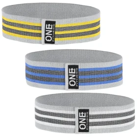 One Fitness HB001 Sada odporových gum Hip band 3v1 (5907695586640)