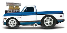 Maisto Muscle Machines - 1972 Chevrolet C10 Pickup modro-bílá