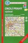 Okolí Prahy - východ 1:50 000/KČT 37 Turistická mapa