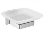 IDEAL STANDARD - IOM Square Mýdlenka s držákem, matné sklo/chrom E2201AA