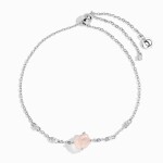 Royal Fashion stříbrný náramek DR24372B-SILVER-ROSEQUARTZ-TOPAZ