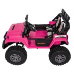 Mamido Elektrické autíčko Extreme Sport 4x4 s proměnlivou velikostí růžové