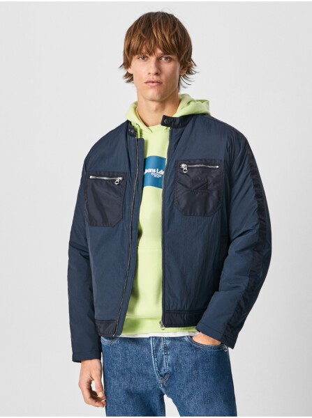 Tmavě modrá pánská bunda Pepe Jeans Lamar