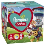 Pampers Pants Paw Patrol 14-19 kg (60ks) / Plenkové kalhotky / Velikost 6 (14-19 kg) (8006540863657)