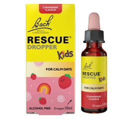 Rescue Kids krizové kapky pro děti 10ml jahoda - Bachovy esence