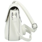 Módní dámská crossbody kabelka Delami Little Mia, bílá