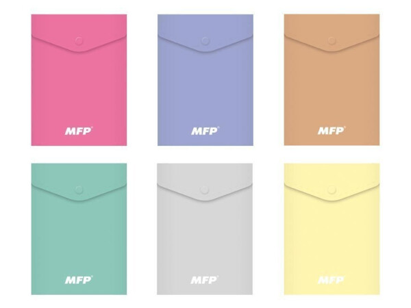 Složka M druk A6 PP vertikální pastel mix