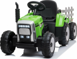 Mamido Elektrický traktor s vlečkou Blow zelený