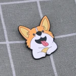 Pinarna.cz Hnědobílý pejsek (Corgi) s vyplazeným jazykem