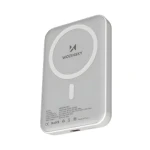 Wozinsky WRW349YWS bílá / Magnetická powerbanka / 10000 mAh