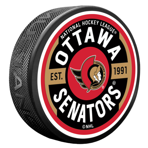 Mustang Puk Ottawa Senators NHL Gear Textured Puck