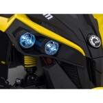 Mamido Dětská elektrická čtyřkolka Maverick ATV 2x200W žlutá