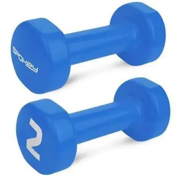 Spokey SHAPE modré / Sada vinylových činek / 2 kg (5902693208952)