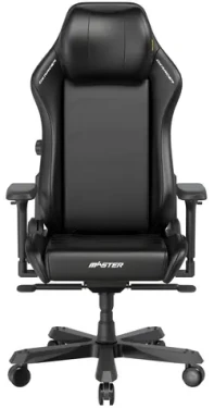 DXRacer MASTER Herní židle černá / 160-190 cm / PU kůže / 150 kg / 4D-Područky