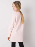 Světle růžová tunika pro dívku z bavlny