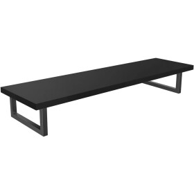 CERANO Deska pod umyvadlo Navira Pro + 2 konzole pod desku - černá matná - 120x46x3,6 cm - 606027