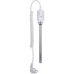 CERANO - Koupelnový radiátorový set Lincoln - kombinované výtápění, termo tyč - středové připojení 50 mm - 300W - bílá lesklá - 1800x500 mm CER-663382
