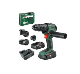 Bosch AdvancedImpact 18V-80 zelená / Aku příklepová vrtačka / 18V / 13mm sklíčidlo / QuickSnap / 82 Nm / 2x 2,5Ah (06039E2105)