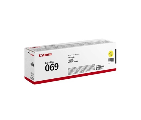 Canon TONER CRG 069Y žlutý pro LBP673Cdw, MF752Cdw a MF754Cdw (1 900 str.) EDF_1002669
