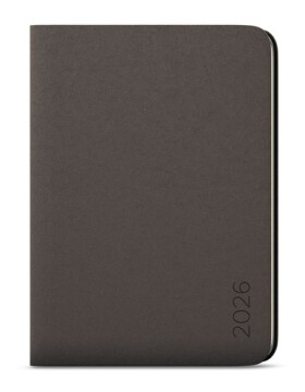 Měsíční diář 2026 s notesem DiNo B5 šedá
