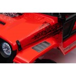 Mamido Elektrické autíčko OFF ROAD EXTREME 4x4 červené 24V | 200W | 50 kg | EVA | LED | 2,4Ghz | ECO kůže