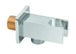 INVENA - Vyústění sprchy s držákem ruční sprchy SC-P1-033-O