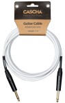 Cascha Advanced Line Guitar Cable White 6m