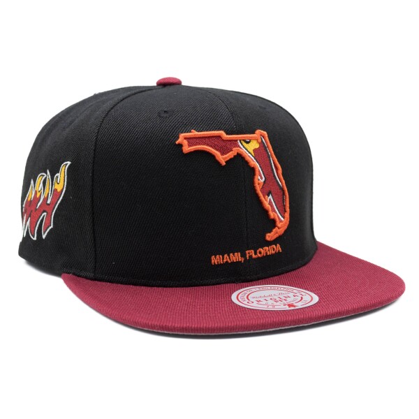 Mitchell & Ness Pánská kšiltovka Miami Heat NBA Florida Insider Snapback