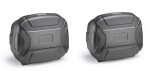 Trk35Bbpack2 sada 2 kufrů Givi Trk35Bb Lite Trekker černý s černým plastovým víkem (Monokey)