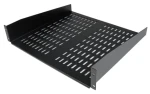 StarTech Rack police 2U černá / Rack police / nosnost 22,6 kg / šířka 406 mm / hloubka 483 mm (CABSHELFV)