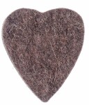 Timber Tones Felt Tones Heart Brown Wool Felt