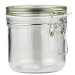 Ib Laursen Skleněná dóza s patentem 450 ml, čirá barva, sklo