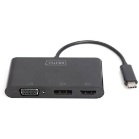 Hyper EcoSmart Gen.2 USB-C Hub 7v1 černá / 2x USB-A / microSD / SD / Ethernet / HDMI 4K 60Hz (HY-HD4003GL)