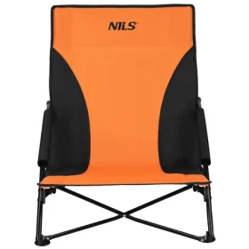 NILS Plážové křeslo NC3035 oranžovo-černé (15-03-237)