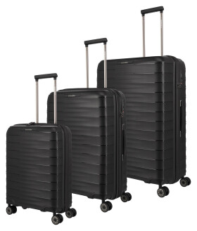 Travelite Mooby S,M,L Black S: 39 l / M: 73 l / L: 106 L TRAVELITE-76840-01