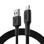 Green Cell GC PowerStream KABGC21 / Datový kabel / USB-A - Lightning / Rychlonabíjení Apple 2.4 A / 1,2 m (KABGC21)
