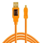 Tether Tools TetherPro oranžová / Kabel / USB 2.0 A - Mini USB B / 8pin / 4,6 m (CU8015-ORG)