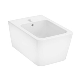 HANSGROHE - EluPura Q Závěsný bidet, otvor pro baterii, bílá 60280450
