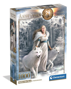 Puzzle 1000 dílků Anne Stokes Zimní strážci - Clementoni
