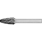 PFERD 21214183 frézovací kolík tvrdokov Špičatý kužel Délka 41 mm Vnější Ø 3 mm Pracovní délka 11 mm Ø hřídele 3 mm 1 ks