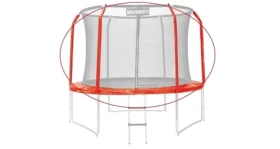 Marimex Sada krytu pružin a rukávů na trampolínu 305cm červená