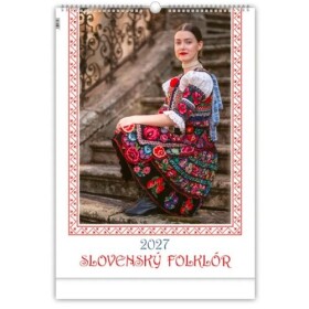 Slovenský folklór 2027 - nástenný kalendár