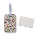 Rifle Paper Co. Jmenovka na zavazadlo Rosa, modrá barva, textil